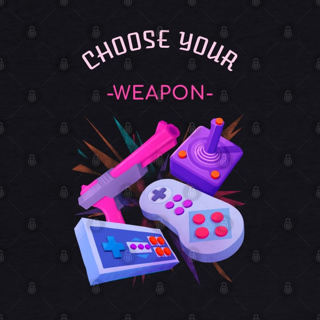 Retro Gaming Arsenal: Choose Your Weapon by Life2LiveDesign